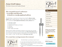 Tablet Screenshot of pointwelltakenbook.com